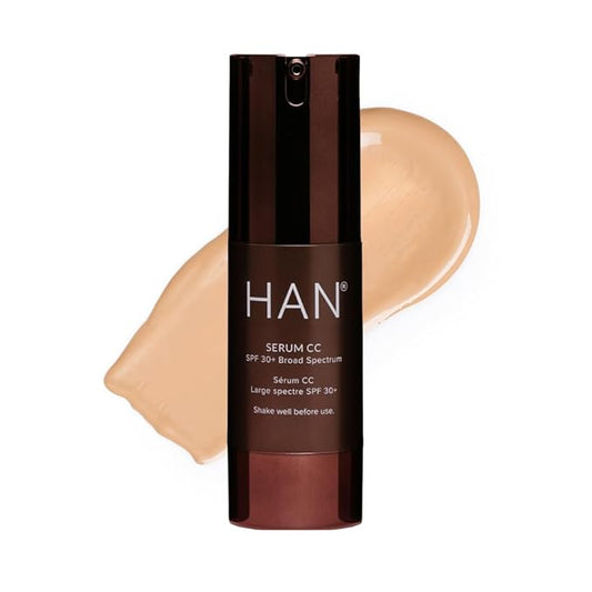 HAN Skincare Cosmetics Serum CC with SPF 30 I Vegan I Cruelty-Free I Waterless (Shade 3)