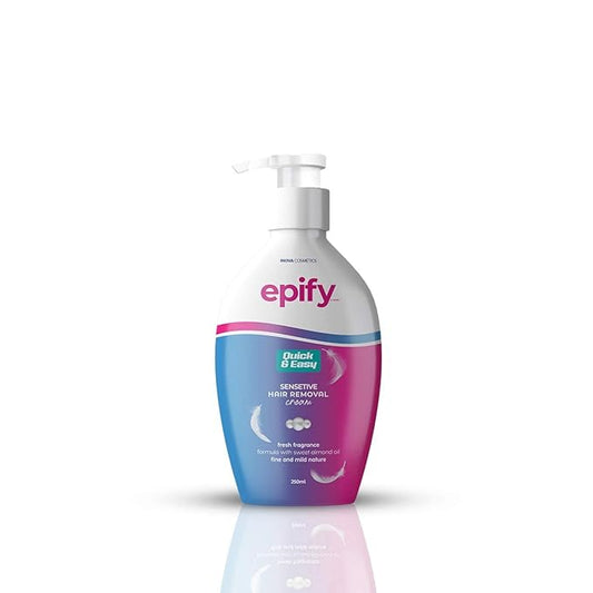 Epify Intimate Hair Removal Cream for Men and Women - Pubic, Bikini Line, Sensitive Areas - 8.45 Fl Oz