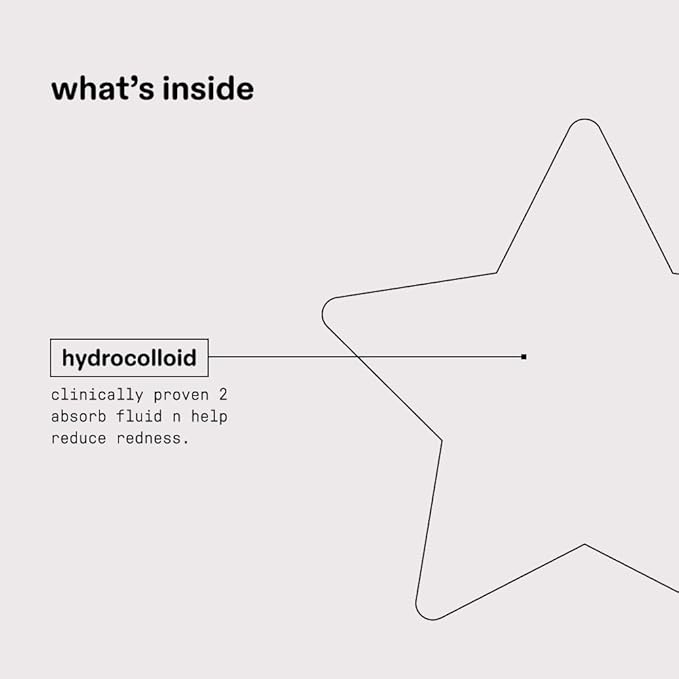 Starface Earth Star BIG PACK, Hydrocolloid Pimple Patches, Absorb Fluid and Reduce Redness, Cute Star Shape and 4 Neutral Colors (96 Count)