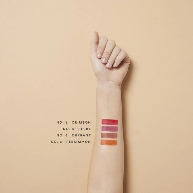 Olio E Osso - Natural Lip + Cheek Balm | Natural, Non-Toxic, Clean Beauty (No. 3 Crimson, 0.35 oz | 10 g)