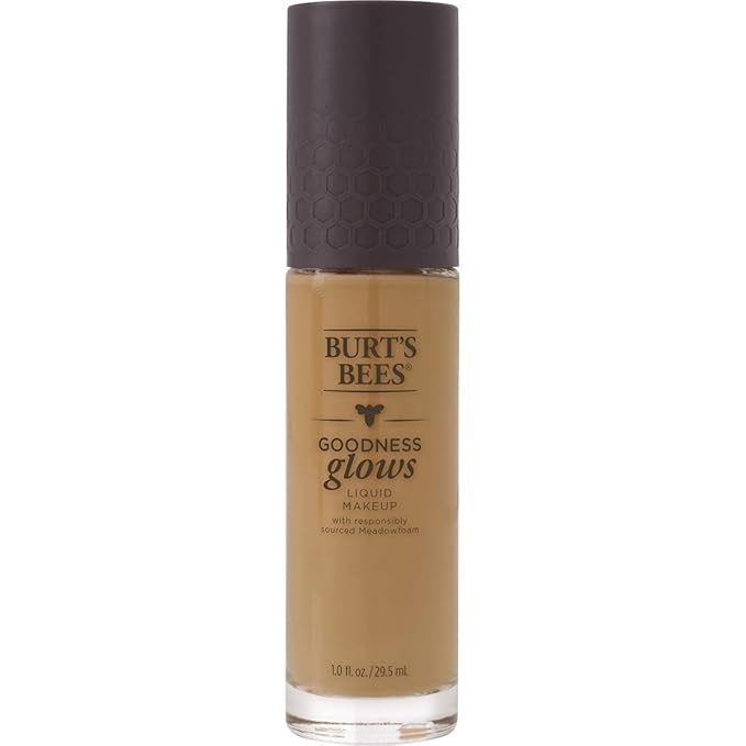 Burt's Bees Goodness Glows Liquid Makeup, Pecan - 1.0 Ounce
