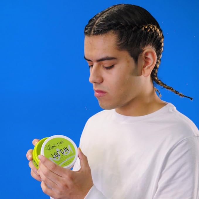 YOUNG KING HAIR CARE Loc & Twist Gel | Strong & Firm Hold, Smooths & Tames Frizz | No Flaking or Residue | Lemongrass and Apple Cider Vinegar | For Locs, Dreads, Braids, Twists | 4oz