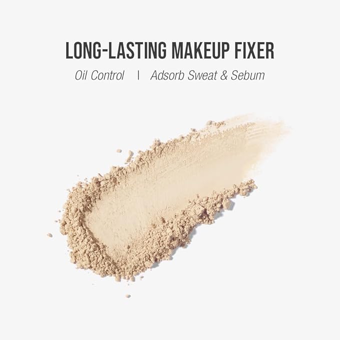 Finish Setting Pact - Blurs Pore & Fine Lines, Long-wearing, Matte Finish, Ideal for Oily Skin, Korean Makeup, 0.14 Oz. (03 Sand Beige, 0.14 Oz.)