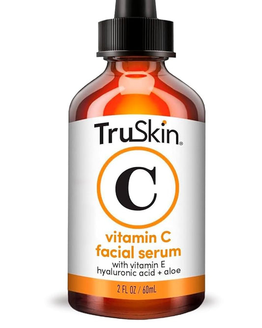 TruSkin Vitamin C Serum For Face – Anti Aging Face Serum with Vitamin C, Hyaluronic Acid, Vitamin E – Brightening Formula – Improve Appearance of Dark Spots, Tone, Fine Lines & Wrinkles, 2 Fl Oz