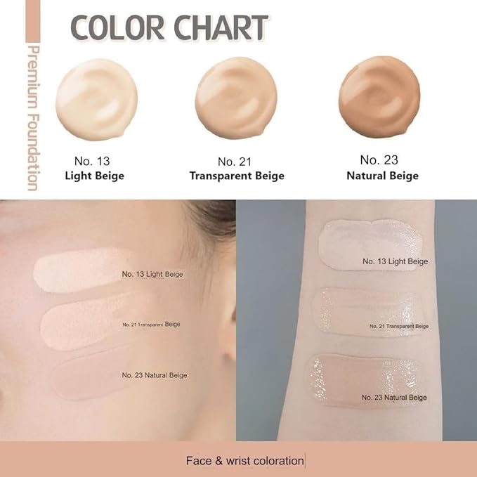 Enough Ultra X10 Cover Up Collagen Foundation, Hydrating Foundation for Dry Skin, Korean Skin Care Tinted Moisturizer Sunscreen, Makeup Cosmetics for Women SPF 50+ PA+++ 3.53oz (#23 Natural beige)