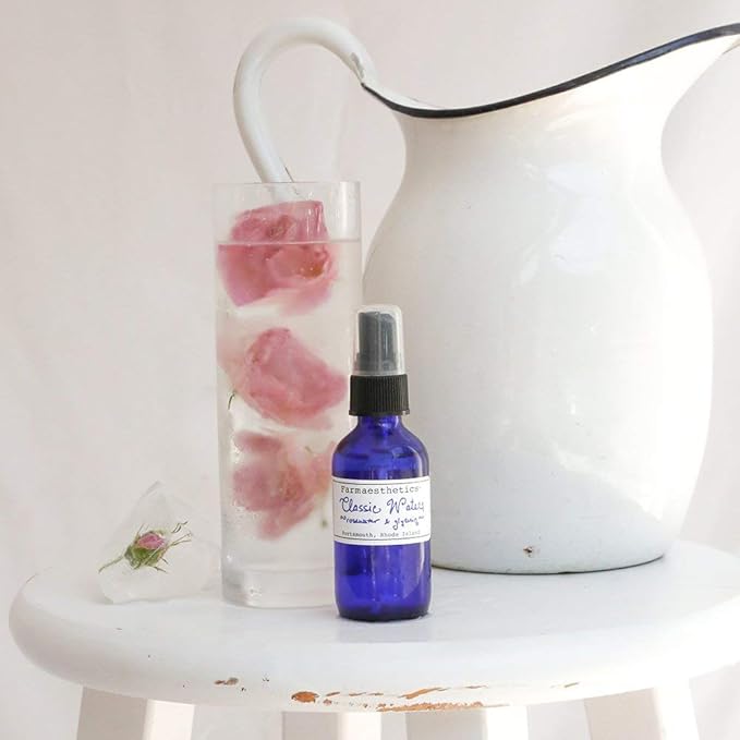 Farmaesthetics Classic Waters Rosewater and Glycerin (2 fl oz) | Ethically Sourced Sustainable Beauty | Clean, All Natural, Small Batch Skincare