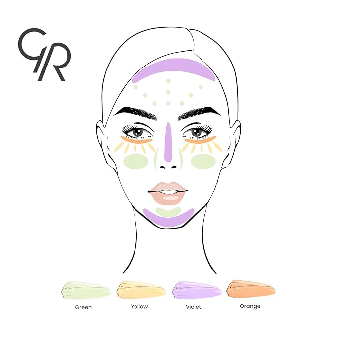 Golden Rose Makeup CC Cream Color Correcting Primer - (Orange)