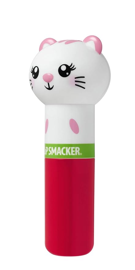 Lip Smacker Lippy Pals Kitten, Flavored Moisturizing & Smoothing Soft Shine Lip Balm, Hydrating & Protecting Fun Tasty Flavors, Cruelty-Free & Vegan - Kitten Water-Meow-lon