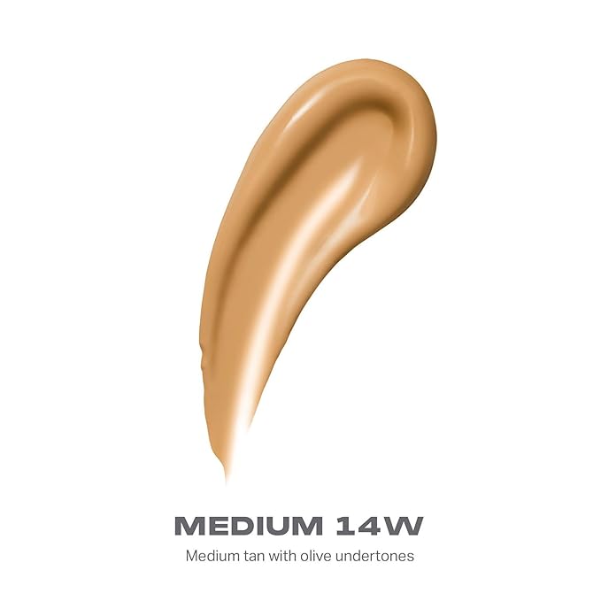 Morphe Lightform Liquid Foundation - Extended Hydration Foundation Makeup with a Lasting, Natural Radiant Finish - Long-Wearing Formula with Buildable, Medium Coverage - Medium 14W (1.01 fl oz)