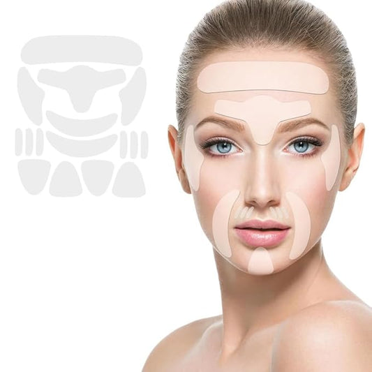 Face Wrinkle Patches – for Forehead Lines, Frown Areas, Smile Creases & Fine Signs – Overnight Anti-Aging Facial Stickers to Smooth Skin, Safe and Gentle for All Skin Types, 160 Pcs Included