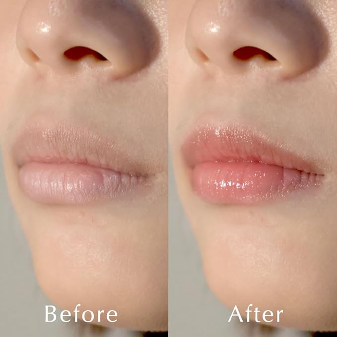 INNA ORGANIC Tinted Lip Serum, Moisturizing, Healing, Light Rosy color, 100% vegan, EWG & COSMOS Certified| Rose Geranium Essential Oils Infused Skincare | Luxury Clean Beauty