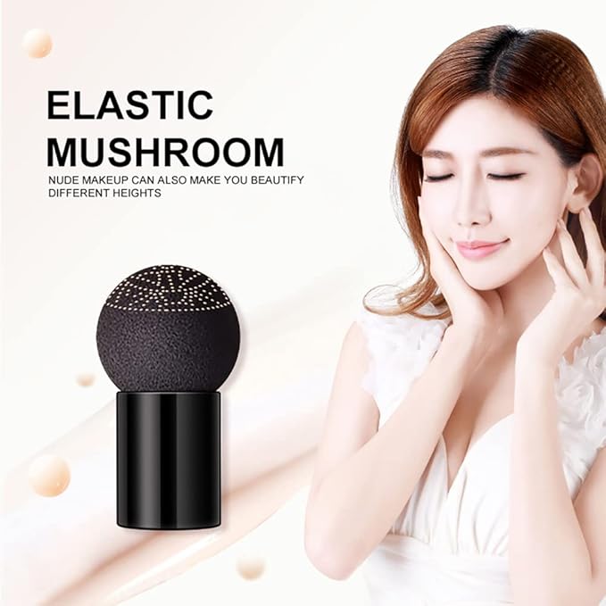 OCHEAL Mushroom Head Air Cushion BB Cream Foundation Cream for Face Makeup Concealer Cushion for Face Comestics Make Up Cushion Compact Ivory