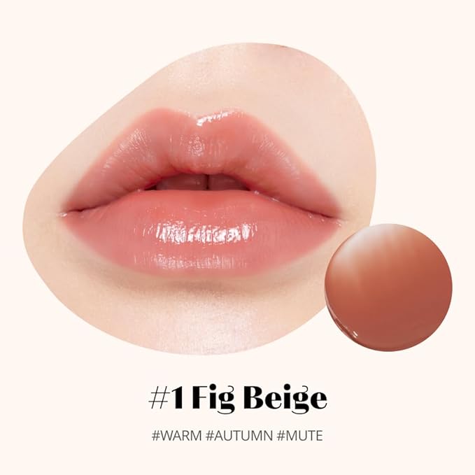 ETUDE Ginger Sugar Melting Balm Stick 01 Fig Beige | Tinted Moisturizing Lip balm | Natural Ingredients Hydrate Ginger, Sugar, Shea Butter Moisturizing Relaxing Effect | K-Beauty
