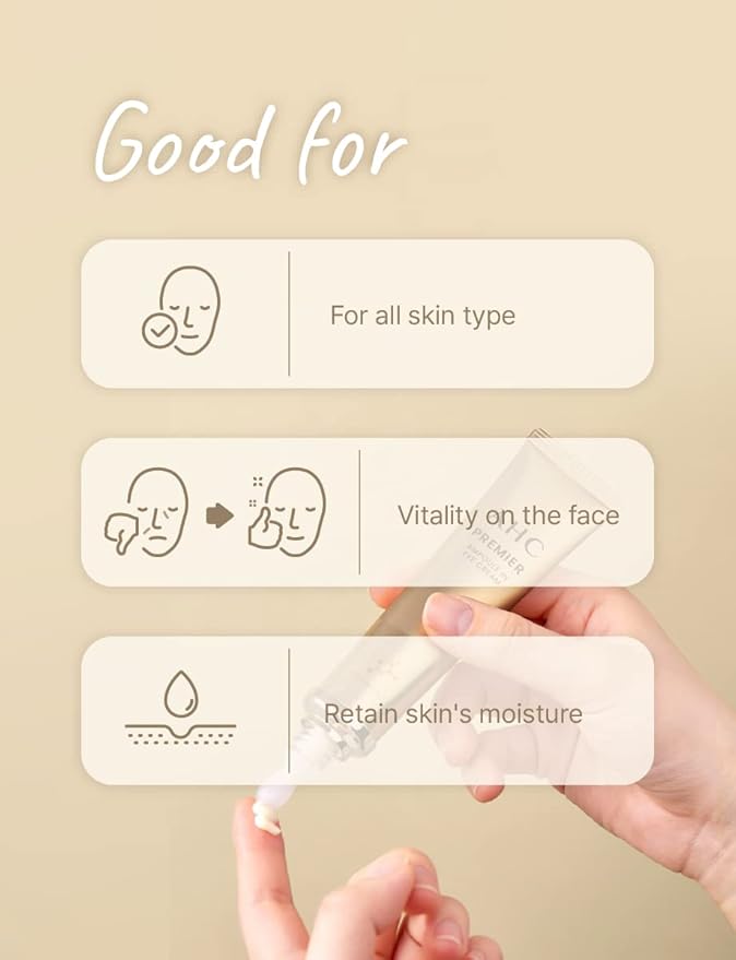 AHC: SEASON 11 PREMIER AMPOULE IN EYE CREAM 40ml(1.35 fl.oz) X 4Pack + SEASON 11 Eye Cream 12ml + Eyebrow Knife + Tweezers included***Be sure to check the additional components!!***