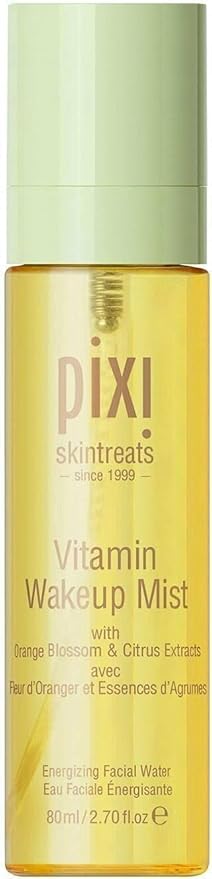 Pixi Vitamin-C Wakeup Mist | Helps Cool, Refresh, and Wake Up Skin | Adds Hydration | Boosting Treatment Toner | 2.7 fl oz / 80ml