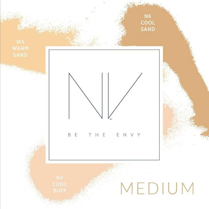 NV BB Perfecting Mist Foundation Buildable Coverage Professional Airbrush Makeup with Plant-based Stem Cell Polypeptides, Vitamins A, D, E and Aloe, 1.5 ounces, Warm Sand