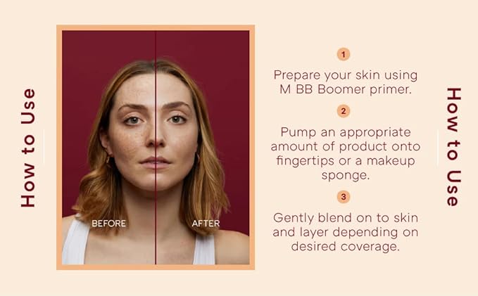 MISSHA M PERFECT COVER BB CREAM No.23 Natural Beige for Light with Neutral Skin Tone SPF 42 PA+++1.69 oz & M BB Boomer 40ml -Lightweight, Multi-Function, High Coverage