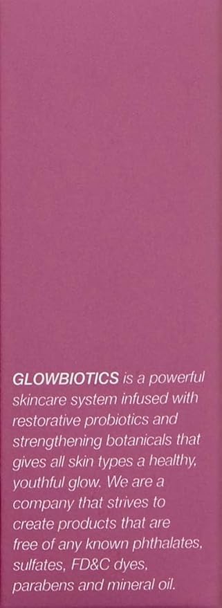 Glowbiotics Probiotic HydraGlow Illuminating Serum Pink: Hydrating Dew Drops for Radiant Skin, Illuminating Glow Enhancer with Hyaluronic Acid and Probiotics, 1 Fl Oz