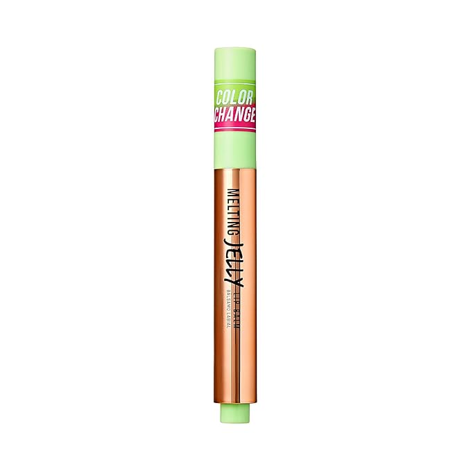 KISS NEW YORK Professional Melting Jelly Lip Balm, High Shine & Moisturizing Lip Stick, Long Lasting, Plumping Effect Look, Non-Sticky & Not Cakey, Easy Application & Natural Coverage (Color Change)