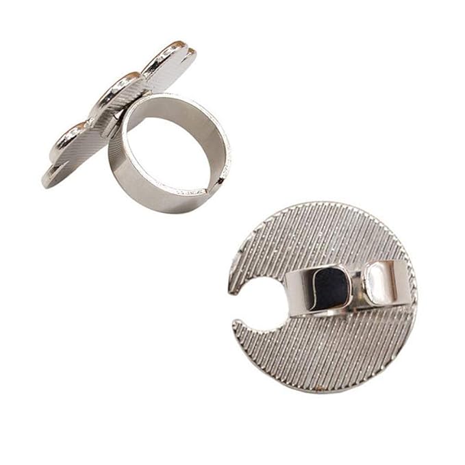 2 Pieces Nail Art Palette Finger Rings, Mini Polish Holder Drawing Color Palette, Nail Art Painting Gel Palette Manicure Tool, Cosmetic Artist Mixing Palette