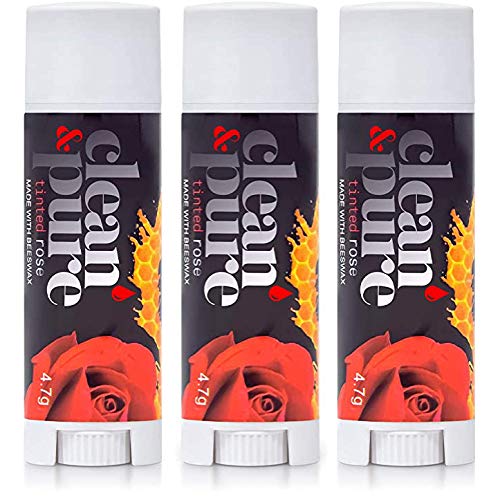 Bee Mine Lip Balm 3-Pack | Lip Care Set With 100% All Natural Beeswax | Vitamin E Oil | Flavored Lip Balm for Dry, Chapped Lips | Made in Australia……