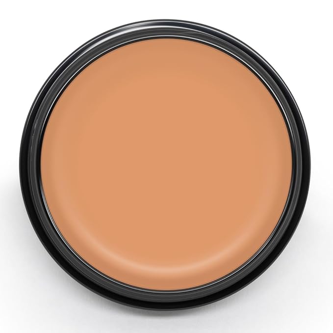 Graftobian HD Glamour Crème Foundation 1/2oz, Weightless Full Coverage Makeup, 65 Inclusive Shades, For All Skin Types, Natural or Full-Glam Looks, For Professionals and Beginners (Golden Honey)