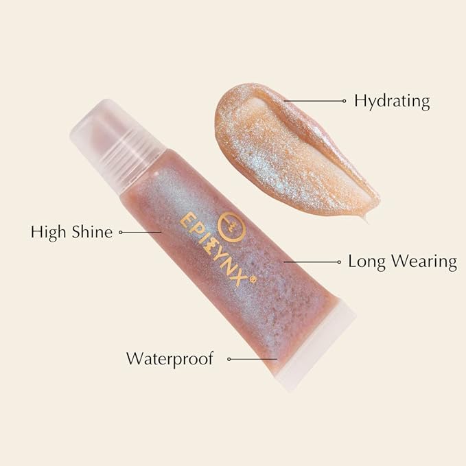 Fun Colors Vegan Lip Balm - Lightweight, Moisturizing Formula for Hydration and Long Lasting Wear - Allergen Free for Sensitive Skin - Mysterious Shimmer EPILYNX by Dr. Liia
