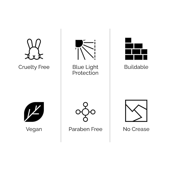 OFIR Skin Satin Medium Coverage Foundation | Vegan | Blue Light Protection | Non-Creasing | 1 FL OZ | (Cumin - Medium Cool Warm)