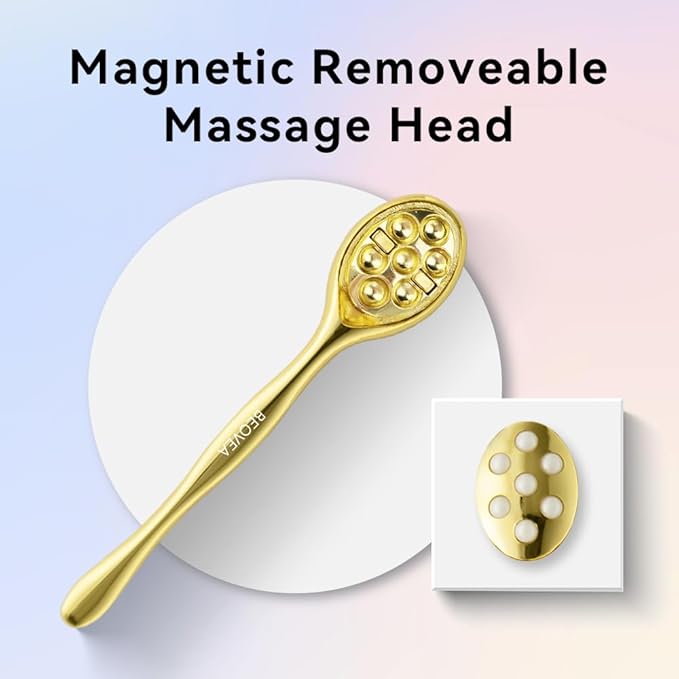 3-in-1 Face Roller for Women – Cryo Sticks for Puffiness, Skin Tightening & Face Lifting, Facial Roller with Cream Spatula, Travel-Friendly Design