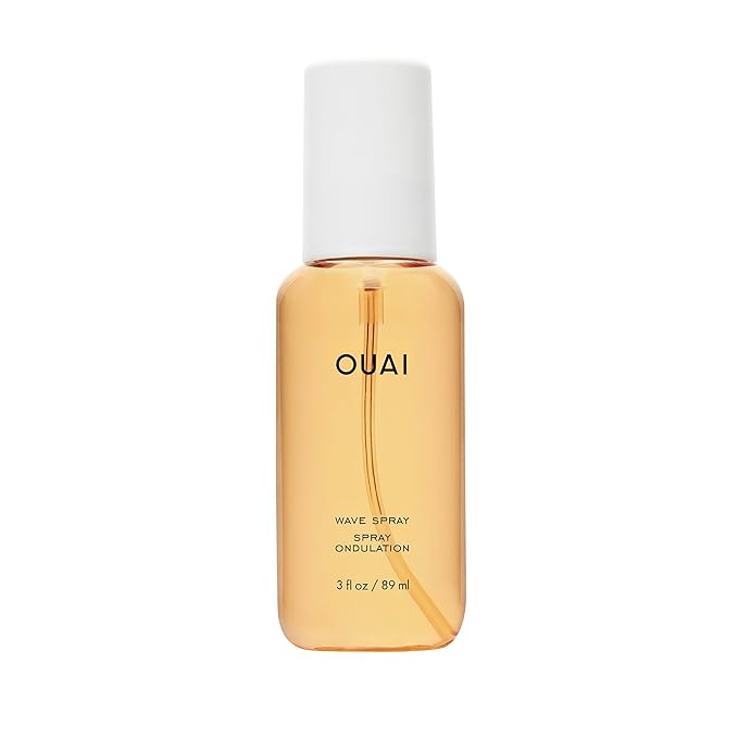 OUAI Travel Size Wave Spray - Texture Spray for Hair with Coconut Oil and Rice Protein - Adds Texture, Volume & Shine for Beach Waves - Paraben Free, Safe for Color & Keratin-Treated Hair (3 fl oz)