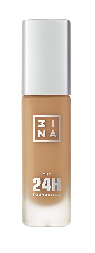 3INA The 24H Foundation 630-24H Long-Wearing Formula - Medium To High Buildable Coverage - Smooth Matte Finish - Expanded Shade Selection - Waterproof, Cruelty Free, Vegan Makeup - 1.01 Oz