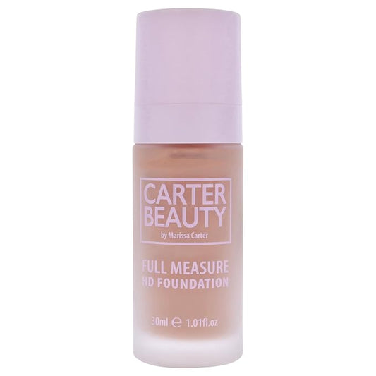 Carter Beauty By Marissa Carter Full Measure HD Foundation- Water-Based, Super Soft Skin Perfector - Vegan And Cruelty Free, Paraben And Sulfate Free - Shortbread - 1.01 OZ