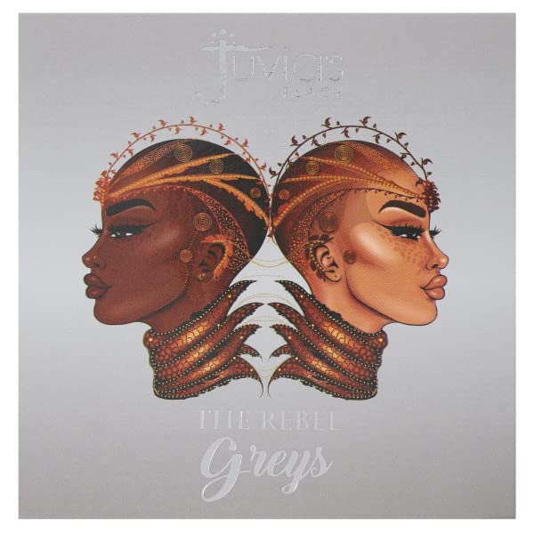 Juvia's Place Rebel Quad Grey Eyeshadow Palette - Professional Eye Makeup, Pigmented Eyeshadow Palette, Makeup Palette for Eye Color & Shine, Pressed Eyeshadow Cosmetics, Shades of 4