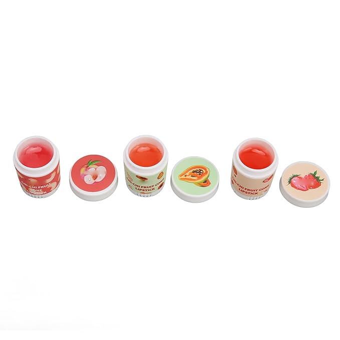Lip Care Balm, Ice Cream Shape 3 Scent Lip Balm Pot Refreshing for Daily Care