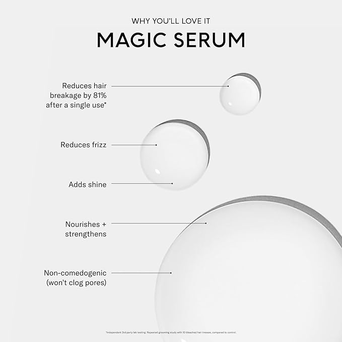 SEEN Magic Serum, Fragrance Free - Non-Comedogenic & Sulfate-Free Hair Serum- Anti Frizz- Dermatologist-Developed - Safe for Sensitive, Eczema & Acne Prone Skin