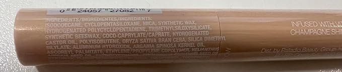Palladio Waterproof Eyeshadow Stick with Blending Sponge, Long Lasting & Effortless Application, Smudge Free & Crease Proof Formula, Matte & Shimmer Shades, Buildable Eye Shadow (Champagne Shimmer)