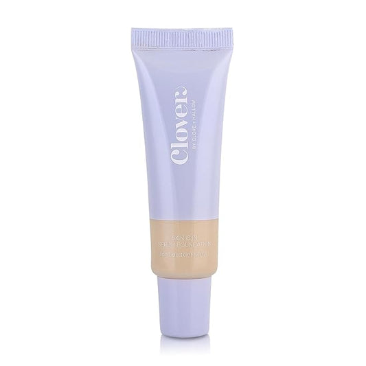 Clover Skin Is In Serum Foundation | Hydrating Face Serum, Lightweight Foundation, Cruelty-Free & Vegan | With Squalane And Sunflower Seed Wax | 30 ml - Shade 03 (Fair)