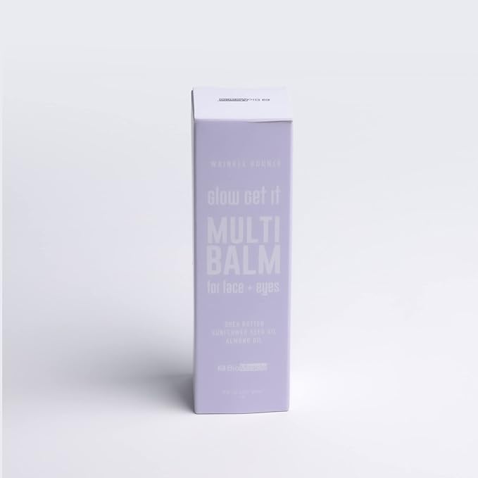 BioMiracle Glow Get It Multi-Balm For Face and Eyes, Under Eyes - Wrinkle Control With Almond Oil, Shea Butter, and Sunflower Seed Oil,