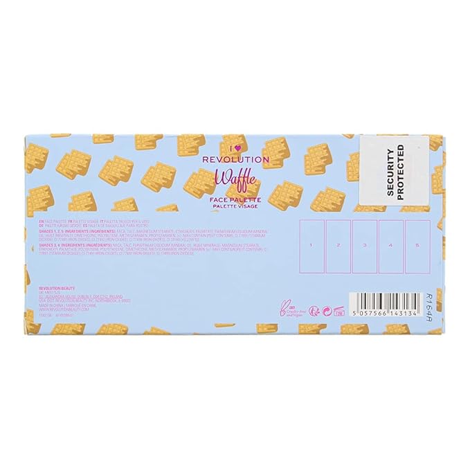 I Heart Revolution - CHOCOLATE FACE PALETTE - Contouring palette - WAFFLE