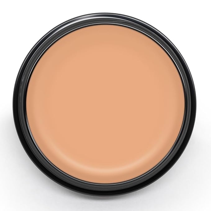 Graftobian HD Glamour Crème Foundation 1/2oz, Weightless Full Coverage Makeup, 65 Inclusive Shades, For All Skin Types, Natural or Full-Glam Looks, For Professionals and Beginners (Maple Cream)