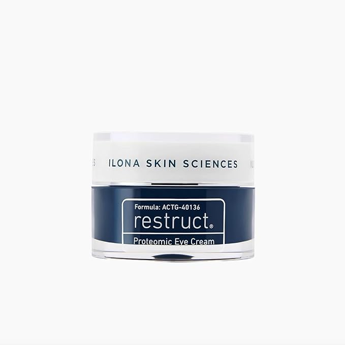 ILONA Restruct Proteomic Under Eye Cream | Proteoglycan Eye Cream Reestablishes Firmness and Smoothness | 0.5 oz
