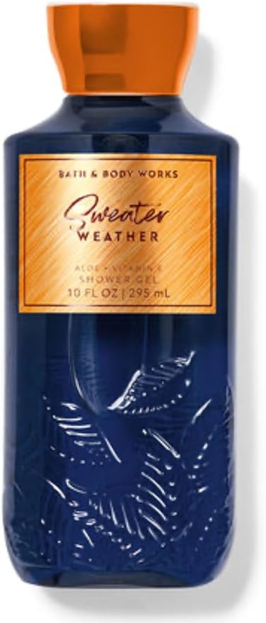 Bath & Body Works - 3 Piece Bundle - Spray - Body Lotion - Shower Gel - Full Size and Gift Bag HELLO GORGEOUS (Sweater Weather)