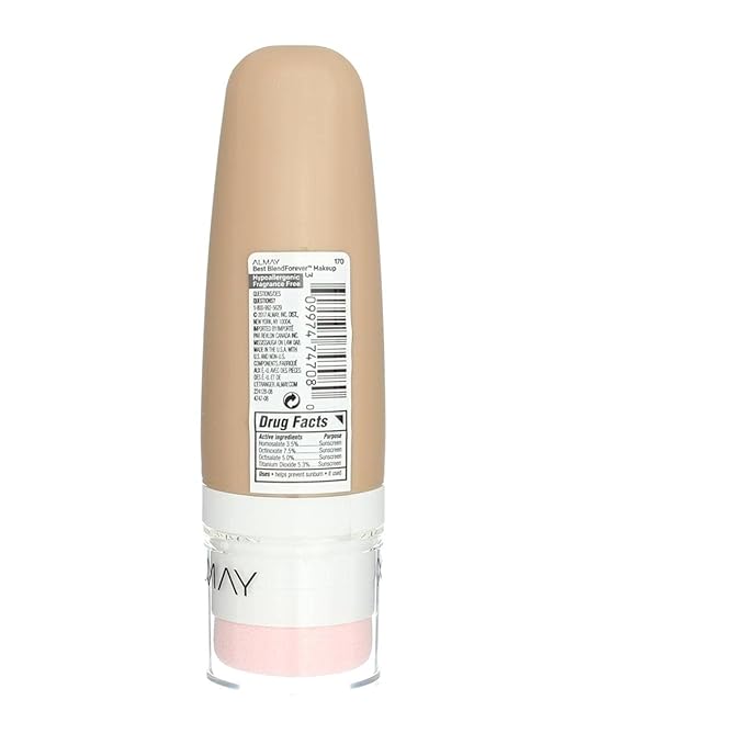 Almay Best Blend Forever Foundation, True Beige, 1 fl. oz., SPF 40 Broad Spectrum