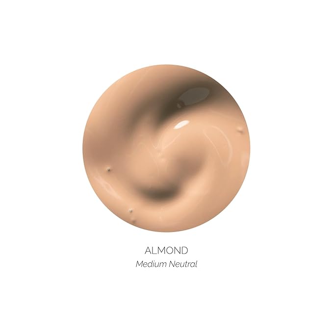 OFIR Skin Satin Medium Coverage Foundation | Lightweight Foundation Makeup with Vegan Formula | Blue Light Protection & Non-Creasing for Long-Lasting Wear | 1 FL OZ (Almond - Medium Neutral)