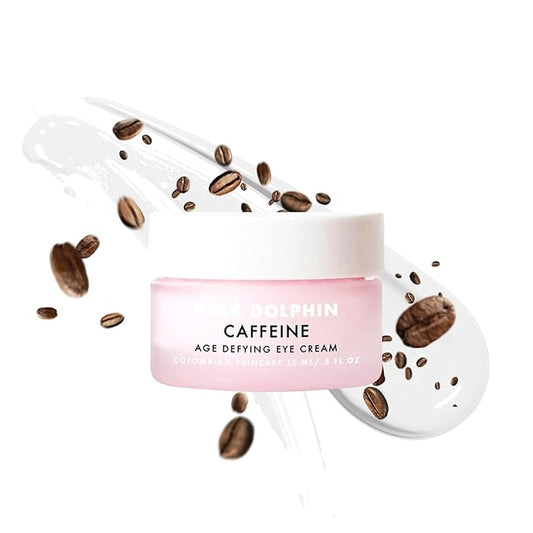 Caffeine Eye Cream for Dark Circles and Puffiness - Age Defying Reduce Fine Lines and Wrinkles - Skin Brightening with Retinol, Aloe Vera, Vitamin C, A, D and E, for Women and Men - 0.5oz