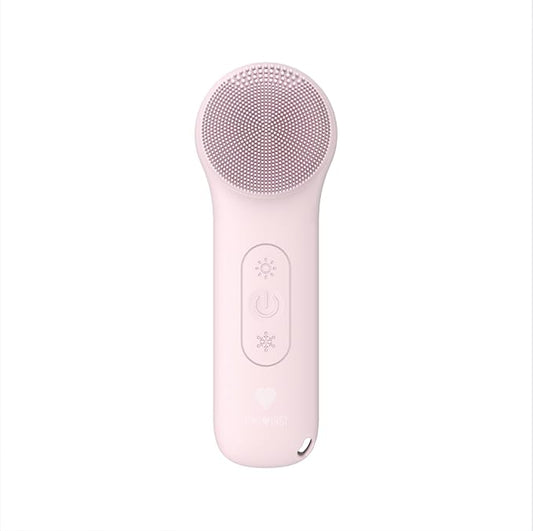Electric Silicone Face Scrubber - 2-in-1 Facial Rotating Vibrating Exfoliating Brush - Waterproof & Portable, Rechargeable, for Cleaning, Exfoliation, Massage, Suitable for Men & Women