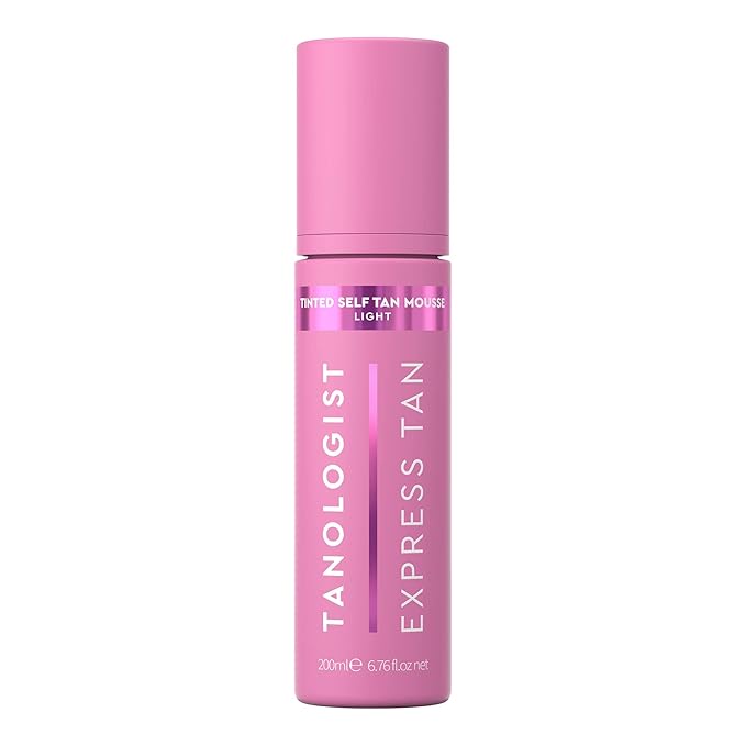Tanologist Light Self Tan Mousse, Tinted Self-Tanning Mousse, Streak-Free, Natural Glow, No Fake Tan Smell Or Orange Tone, Long Lasting, Clean Ingredients, Vegan, 6.76 fl. oz/200 ml Bottle