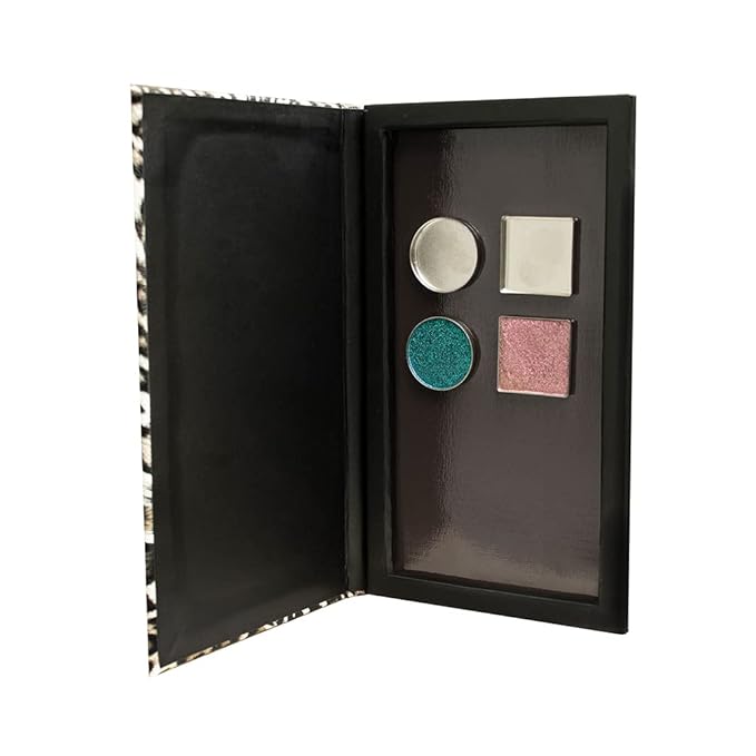 50 Pcs Empty Square Metal Pans, Makeup Palette Pans for Eyeshadow Magnetic Cosmetic Palette Size 26mm (Square - 50 Pcs)