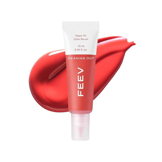 FEEV Hyper-Fit Color Serum Liquid Blush(10ml) | Dewy Cheek Blush Makeup | 50% of Hydrating Essence | Vegan | K-beauty (Meaning Out, 10ml)