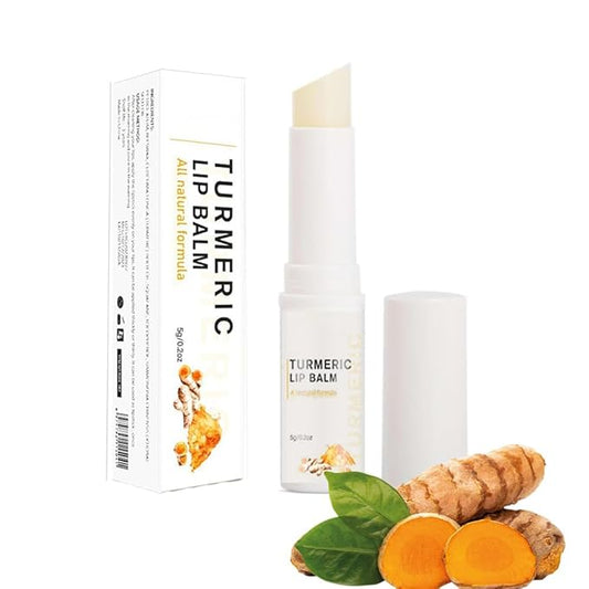 Organic Turmeric Lip Balm All-Day Moisturizing, Balancing, Soothing for Dry Lips Lip Balm With Turmeric Root Natural Ingredients Even Lip Tone 5g